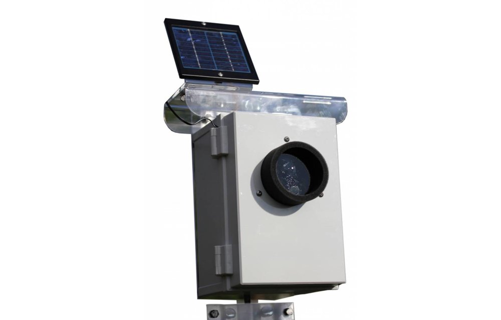Box extension set with solar panel