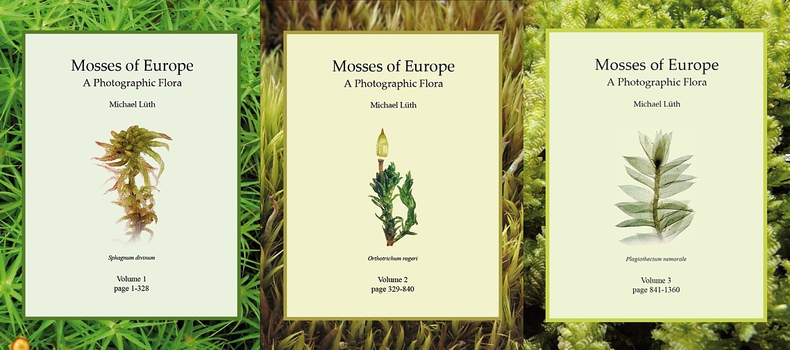 Mosses of Europe - A Photographic Flora (3-Volume Set)