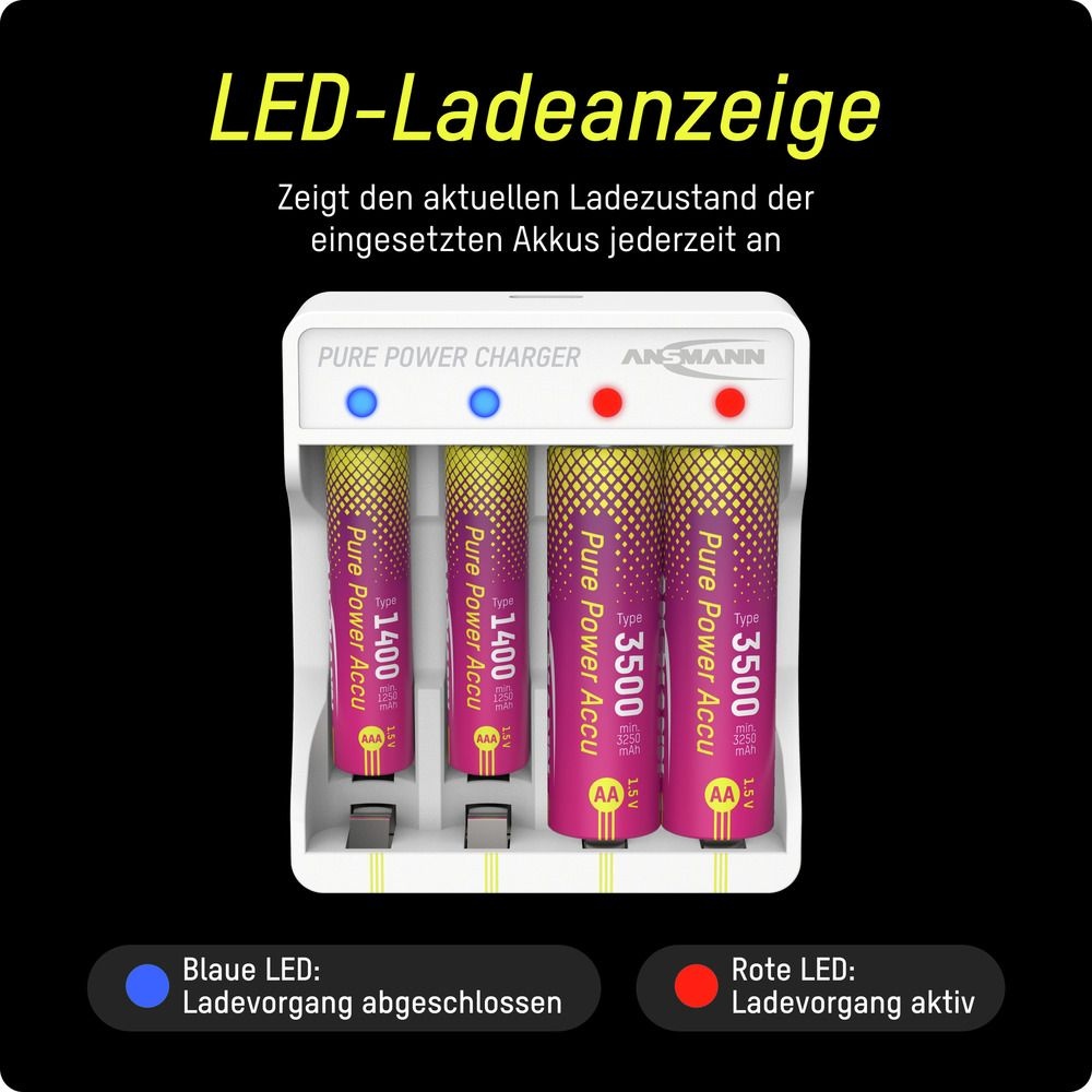 Ansmann Pure Power USB-Oplader