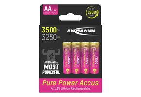Ansmann Pure Power Li-Ion Oplaadbare AA batterij type 3500