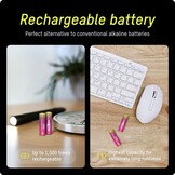 Ansmann Pure Power Li-Ion Oplaadbare AA batterij type 3500