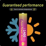 Ansmann Pure Power Li-Ion Akku Mignon AAA Typ 1400
