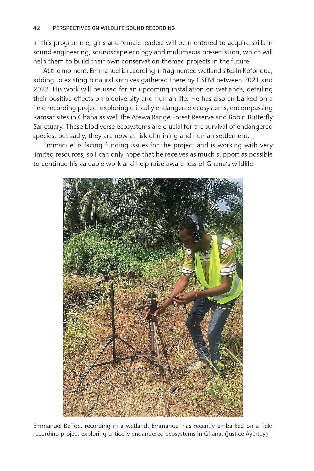Perspectives on Wildlife Sound Recording - An Overview of Modern Practice