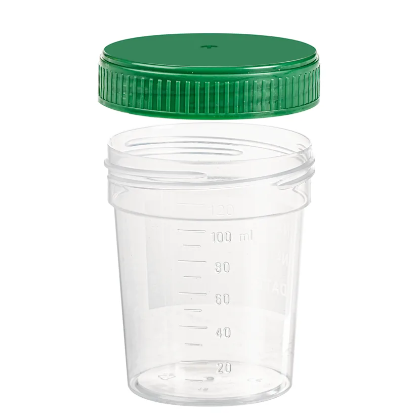 Sarstedt Screw container with green lid 100ml (per piece)