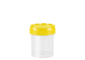 Sarstedt Potje met geel deksel 70ml (per stuk)