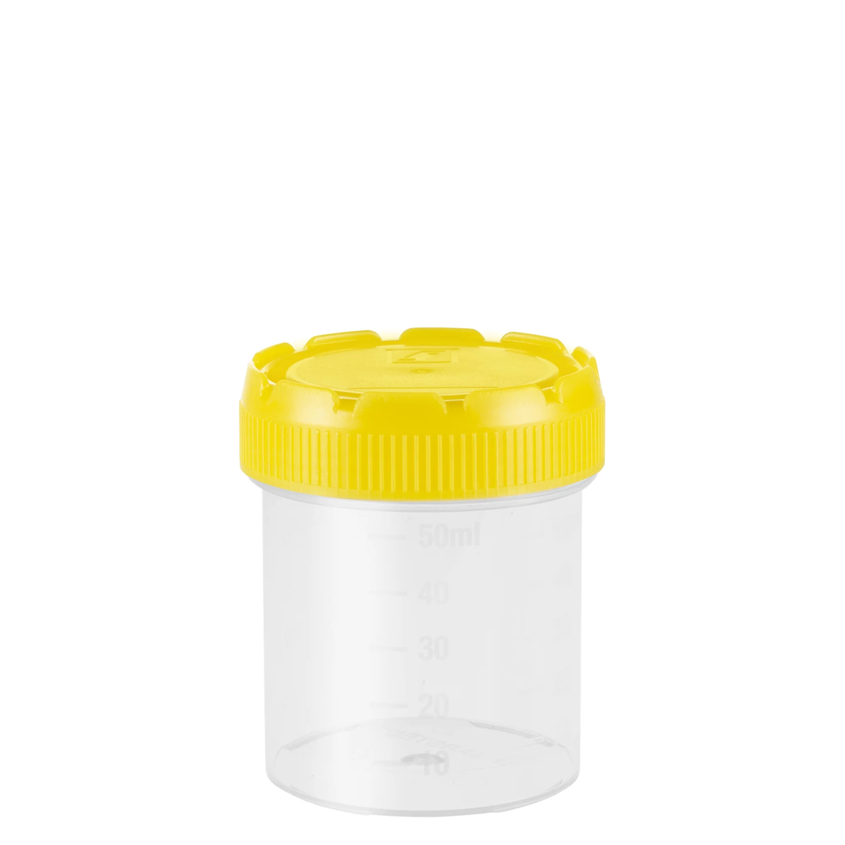 Sarstedt Schraubbecher mit gelbem Deckel 70ml (pro Stück)