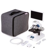 AmScope Full HD 7" Digitales Verbundmikroskop mit Grob- und Feinfokussierung