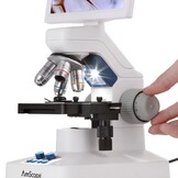 AmScope Full HD 7" Digitales Verbundmikroskop mit Grob- und Feinfokussierung