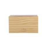 Houten wortel kijk-kweek-bak