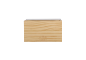 Houten wortel kijk-kweek-bak