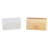 Houten wortel kijk-kweek-bak