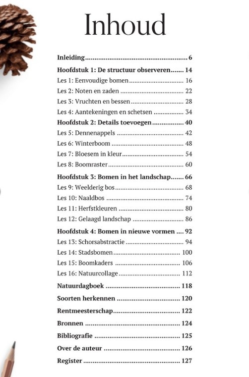 Zo teken je een boom - Van bes tot bos