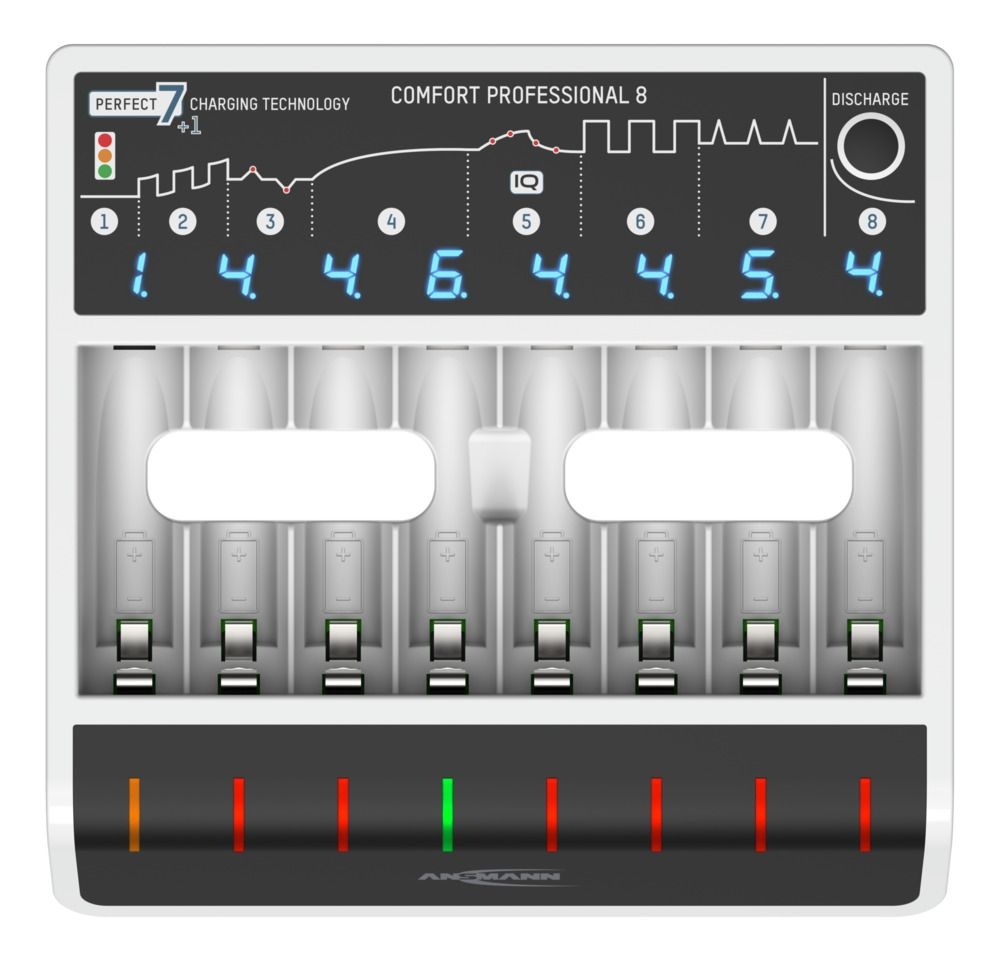 Ansmann Comfort Professional 8 Oplader