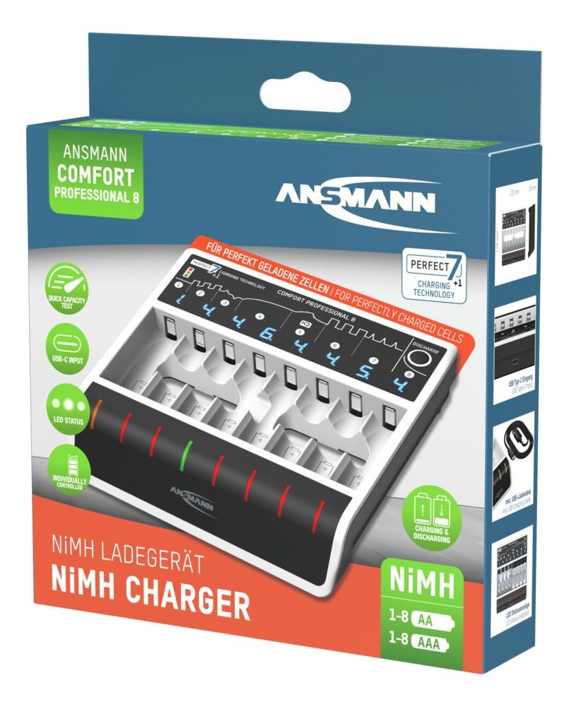 Ansmann Comfort Professional 8 Ladegerät