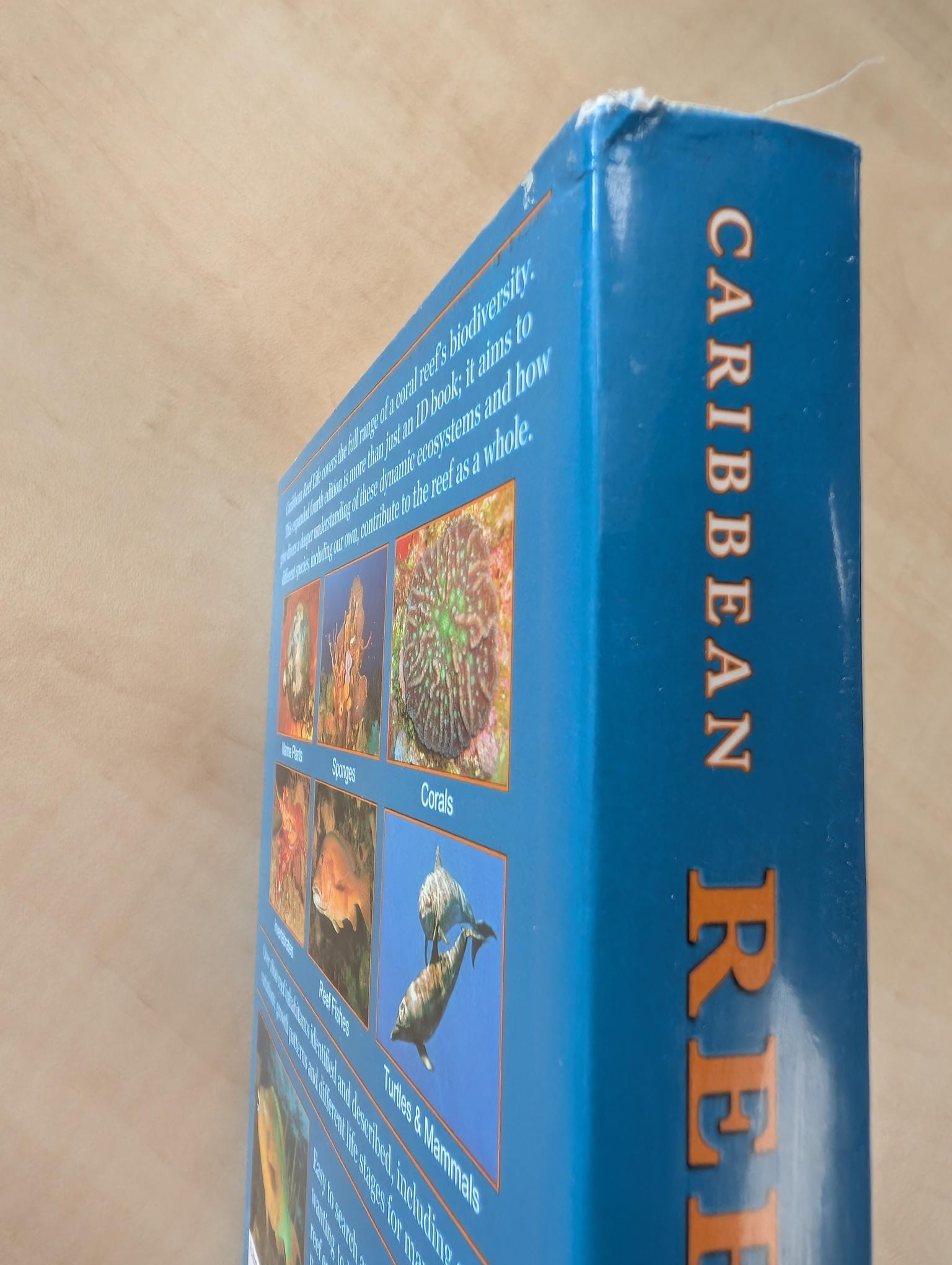Damaged copy – Caribbean Reef Life - A Field Guide for Divers