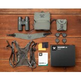 Vortex Razor UHD 10x32 Binoculars  + Glasspak Pro 600