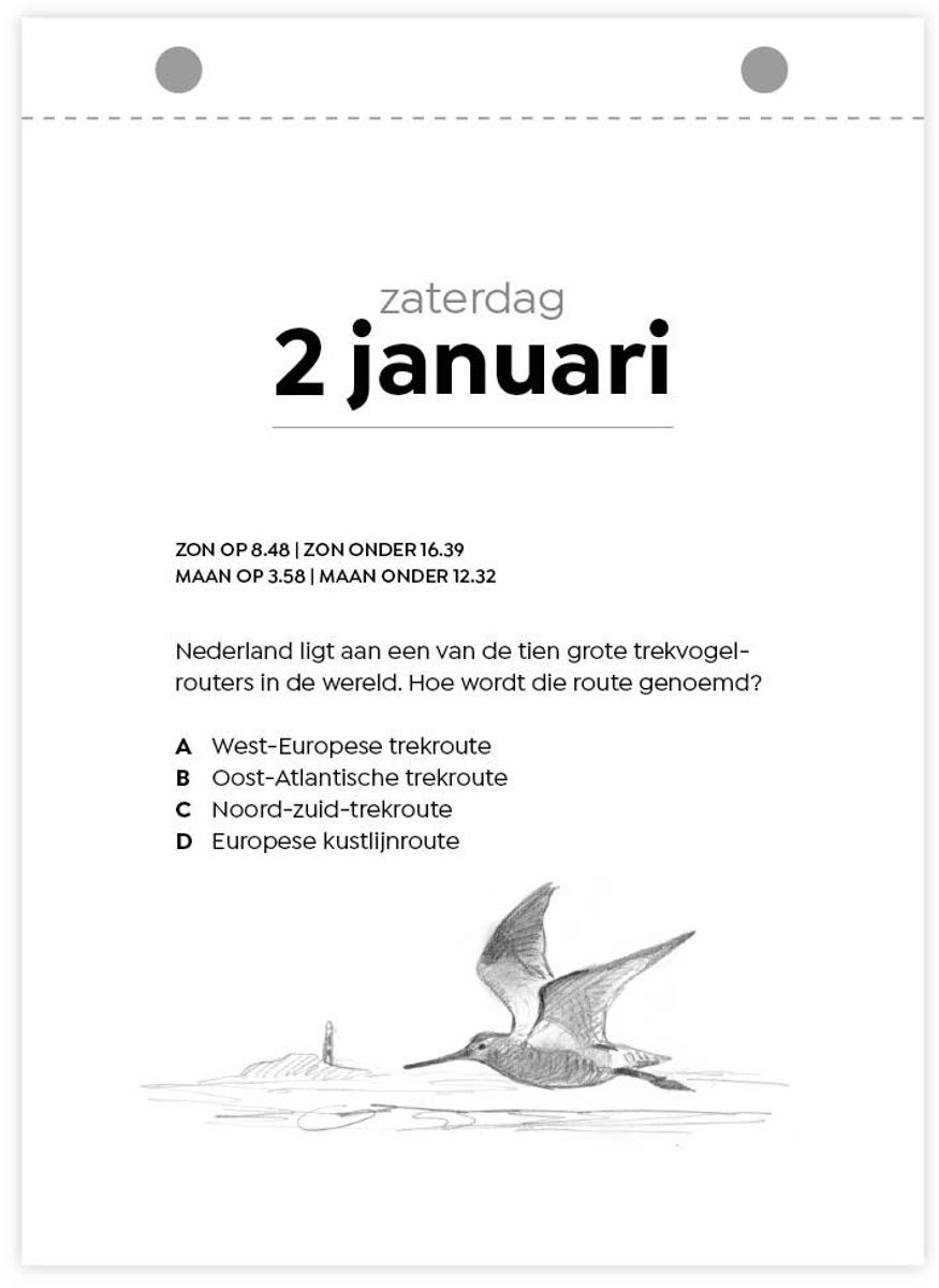 Vogelscheurkalender 2027