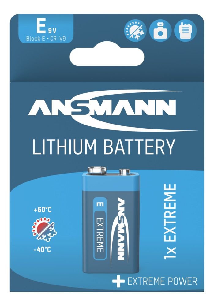 Ansmann Lithium Battery Extreme 9V