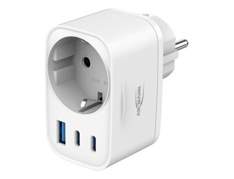 Ansmann USB Stopcontactadapter HS330