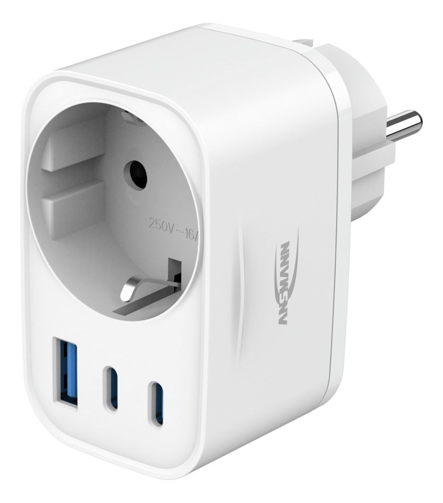 Ansmann USB Stopcontactadapter HS330