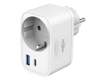 Ansmann USB Stopcontactadapter HS220