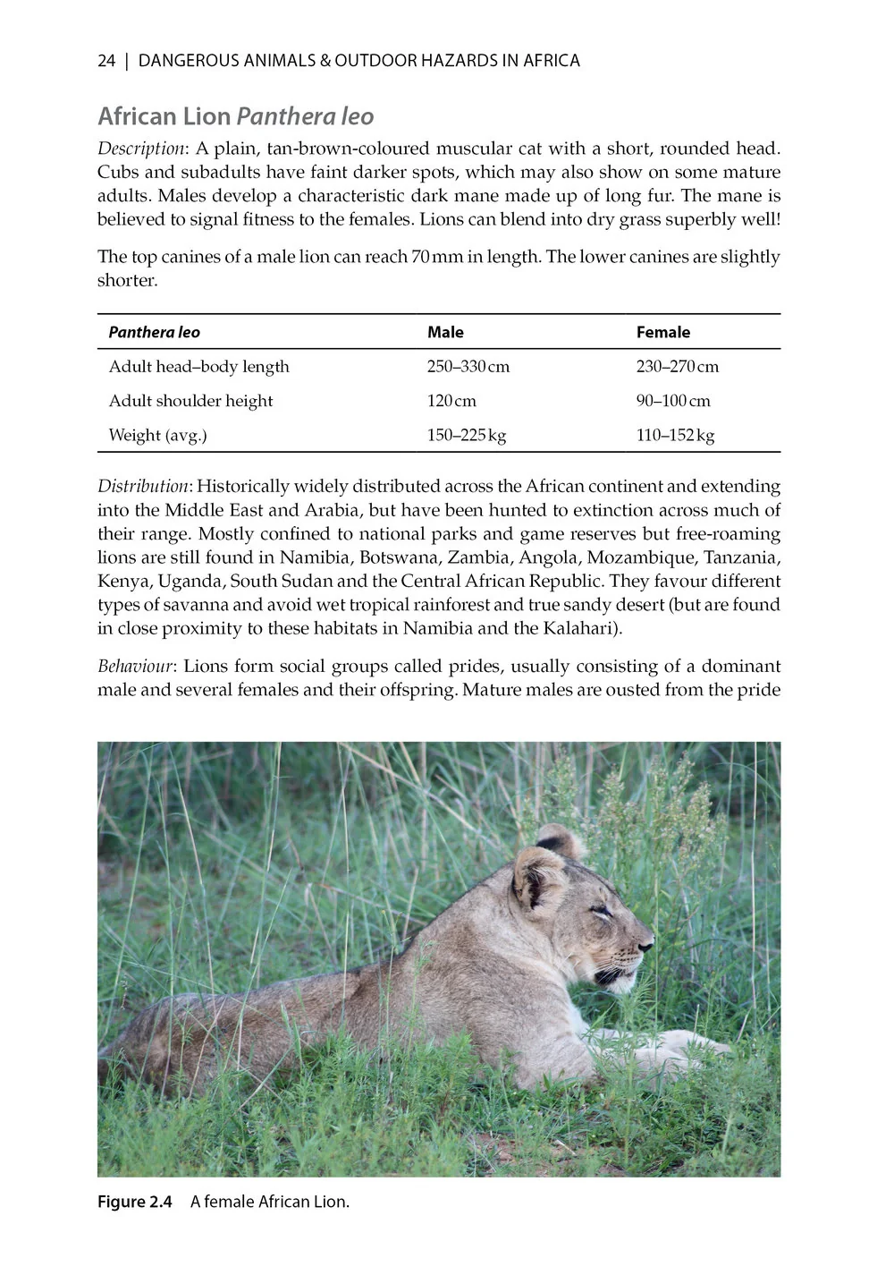 Dangerous Animals & Outdoor Hazards in Africa - Assessing Risk, Managing Human–Wildlife Conflict and Responding to Life-Threatening Situations in Remote Locations