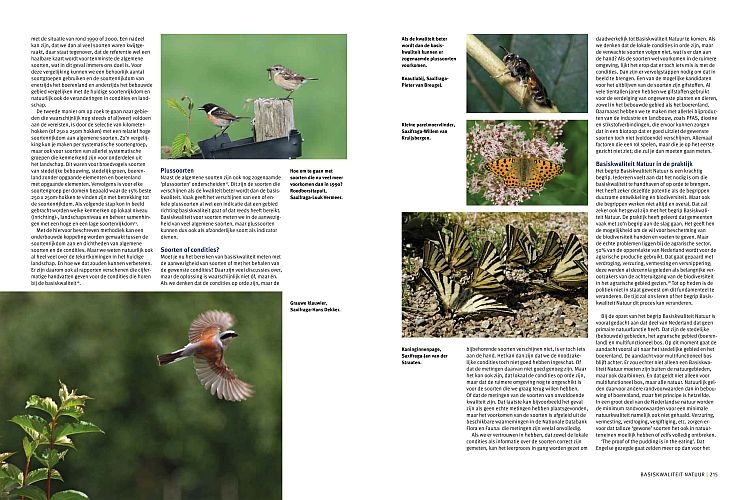 Bescherming van Biodiversiteit  in de praktijk - Kansen en bedreigingen