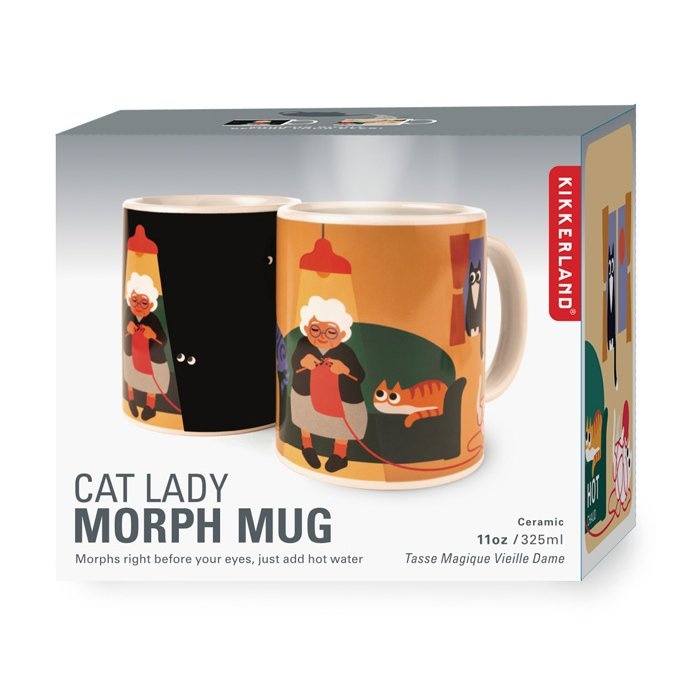 Kikkerland Cat Lady Morph Mok