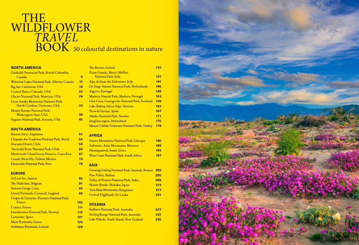 The Wildflower Travel Book - 50 colourful destinations in nature