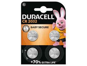 Duracell Lithium CR2032 3V blister 4