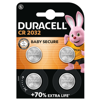 Duracell Lithium CR2032 3V blister 4
