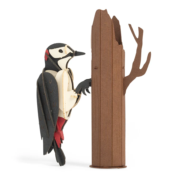 Kikkerland 3D Puzzle Woodpecker