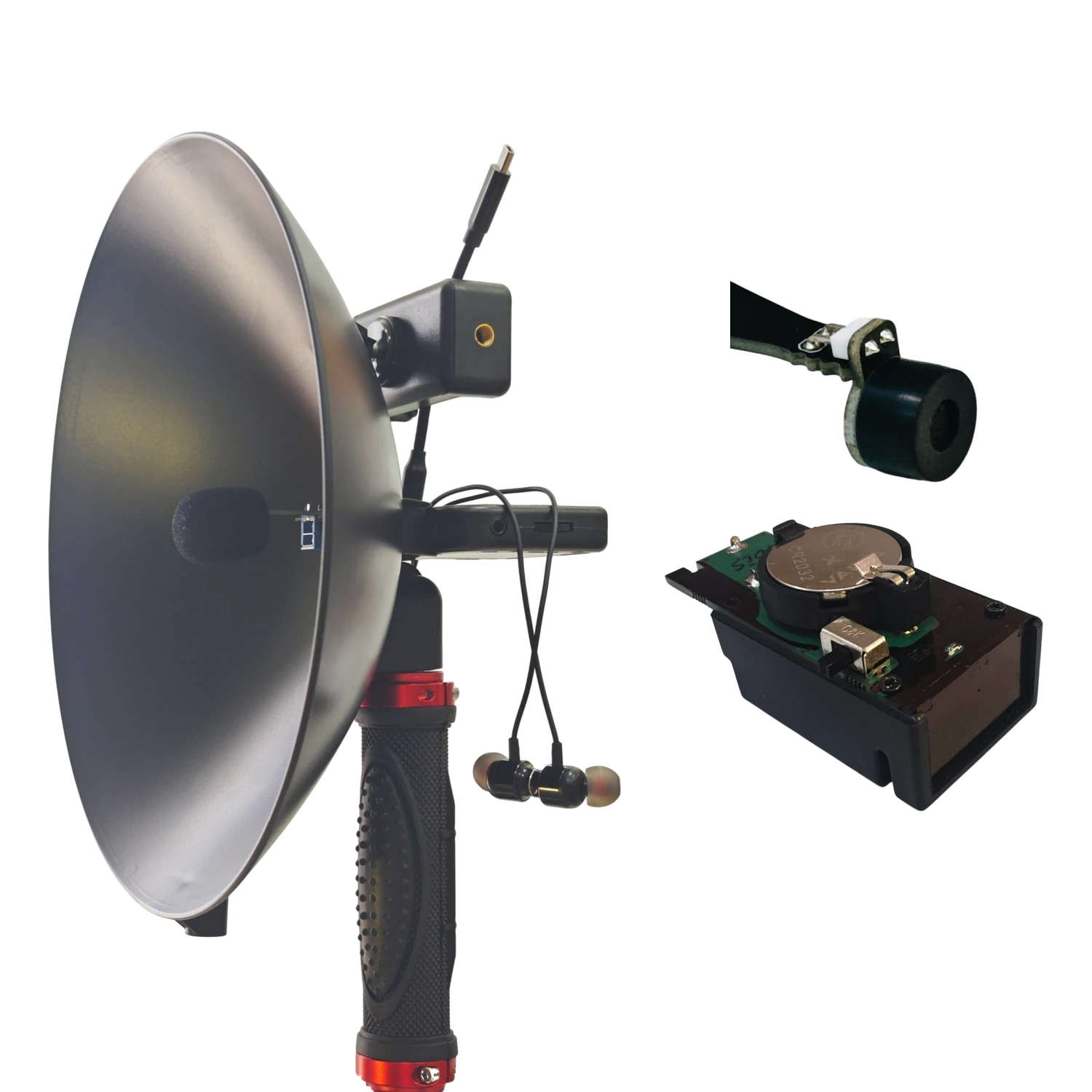 BirdFox BirdMic One Duel Pack – Parabolmikrofon mit Audio-Interface