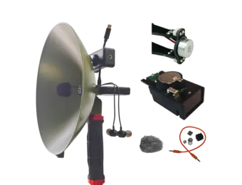 BirdFox BirdMic Pro Duel Pack – Parabolmikrofon mit Audio-Interface