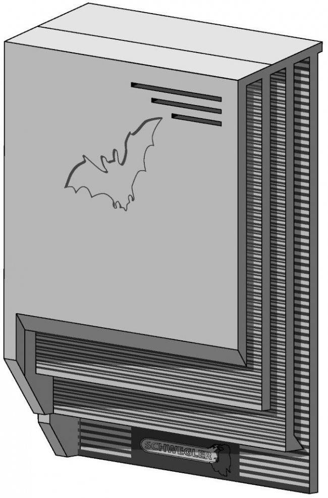 Schwegler Universeel Vleermuiszomerverblijf Kraamkast 2FTH