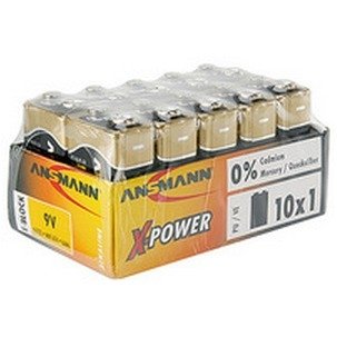 Alkaline XPOWER 9V - 10 pack