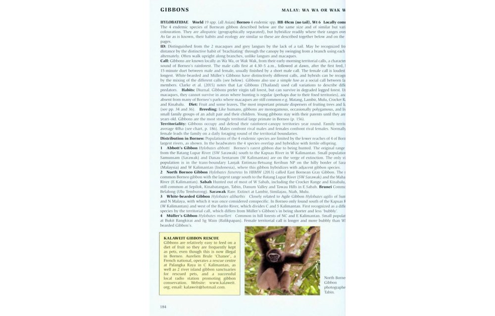 Phillipps' Field Guide to the Mammals of Borneo and their Ecology - Sabah, Sarawak, Brunei and Kalimantan