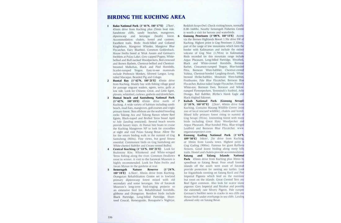 Phillipps' Field Guide to the Birds of Borneo - Sabah, Sarawak, Brunei and Kalimantan
