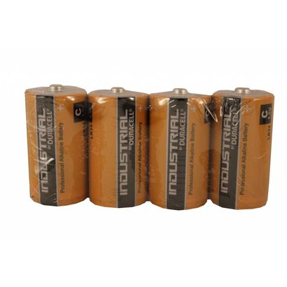 Type C cell batterijen Duracell industrial folie 4 stuks