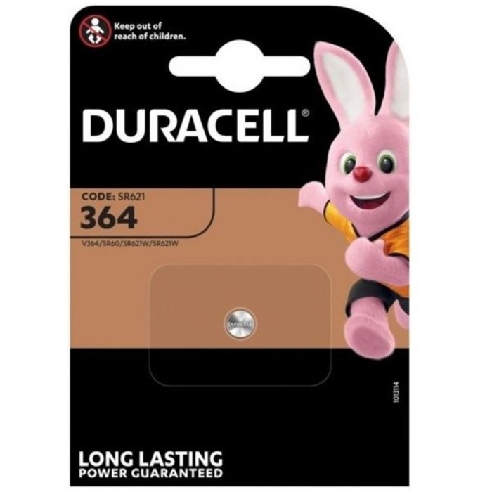 364 SR621(S)W SR60(S)W Duracell