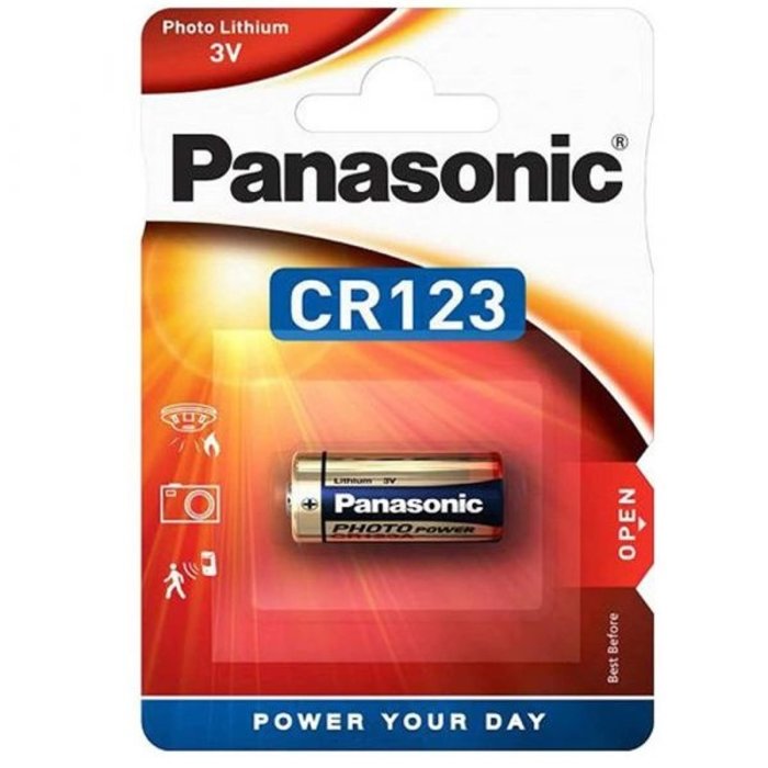 strand Secretaris Vermenigvuldiging Panasonic CR123A batterij - Batterijenstunter.nl