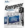 Energizer lithium AA batterijen 4 stuks