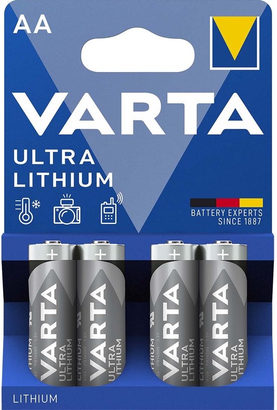 Toestemming Bang om te sterven expositie Varta lithium AA batterijen - Batterijenstunter.nl