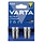 Varta lithium AAA batterijen 4 stuks