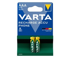 Gemakkelijk Alvast Tot ziens Varta AAA oplaadbare batterijen 550 mAh voor DECT telefoon -  Batterijenstunter.nl