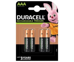 Duracell oplaadbare AAA 750mAh Batterijenstunter.nl