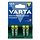 Varta oplaadbare AAA batterijen 1000mAh 4 stuks