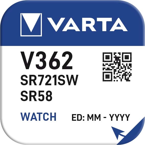 V362 SR58(S)W SR721(S)W Varta