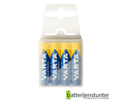 Varta AAA batterijen case 4 stuks