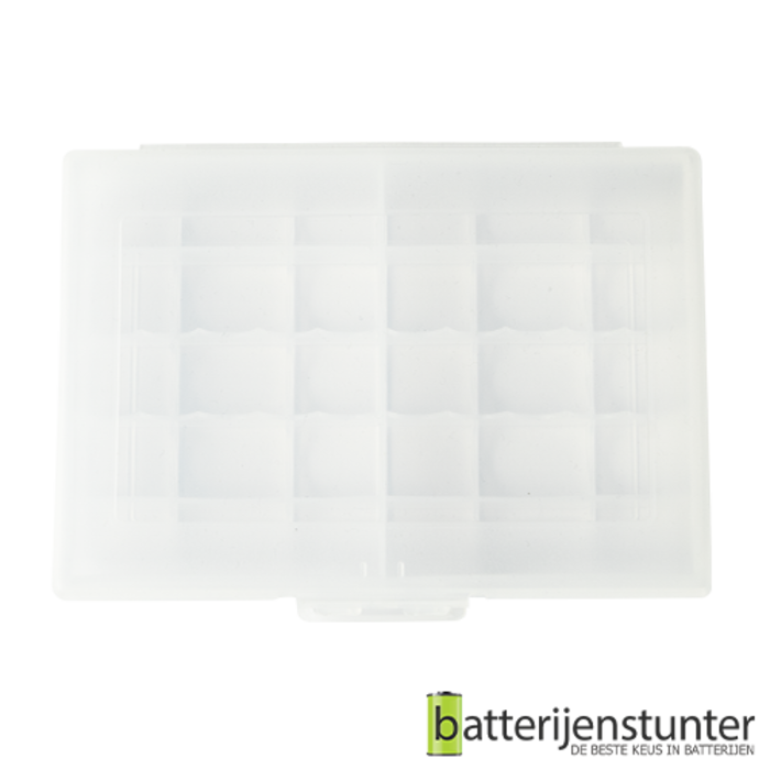 opbergdoosje voor 10 stuks AA of AAA batterijen